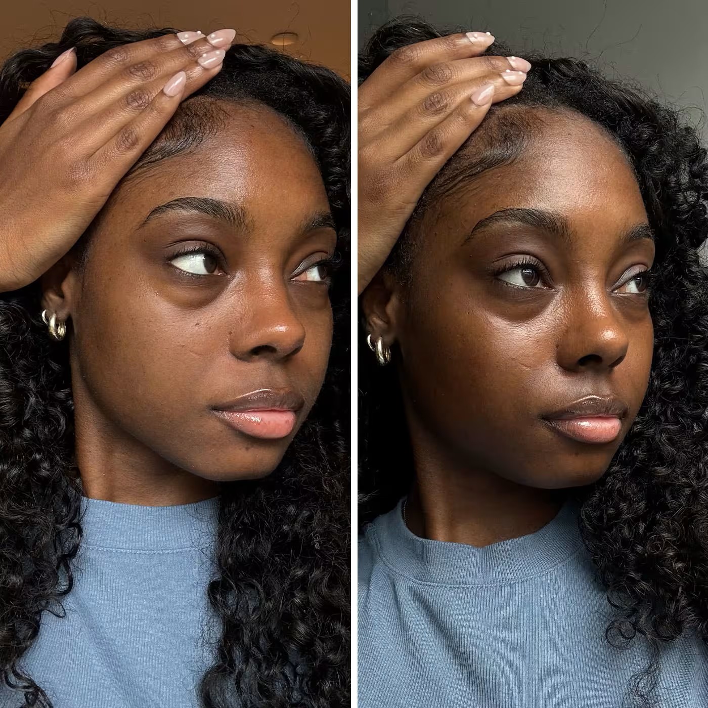 Before and after first use